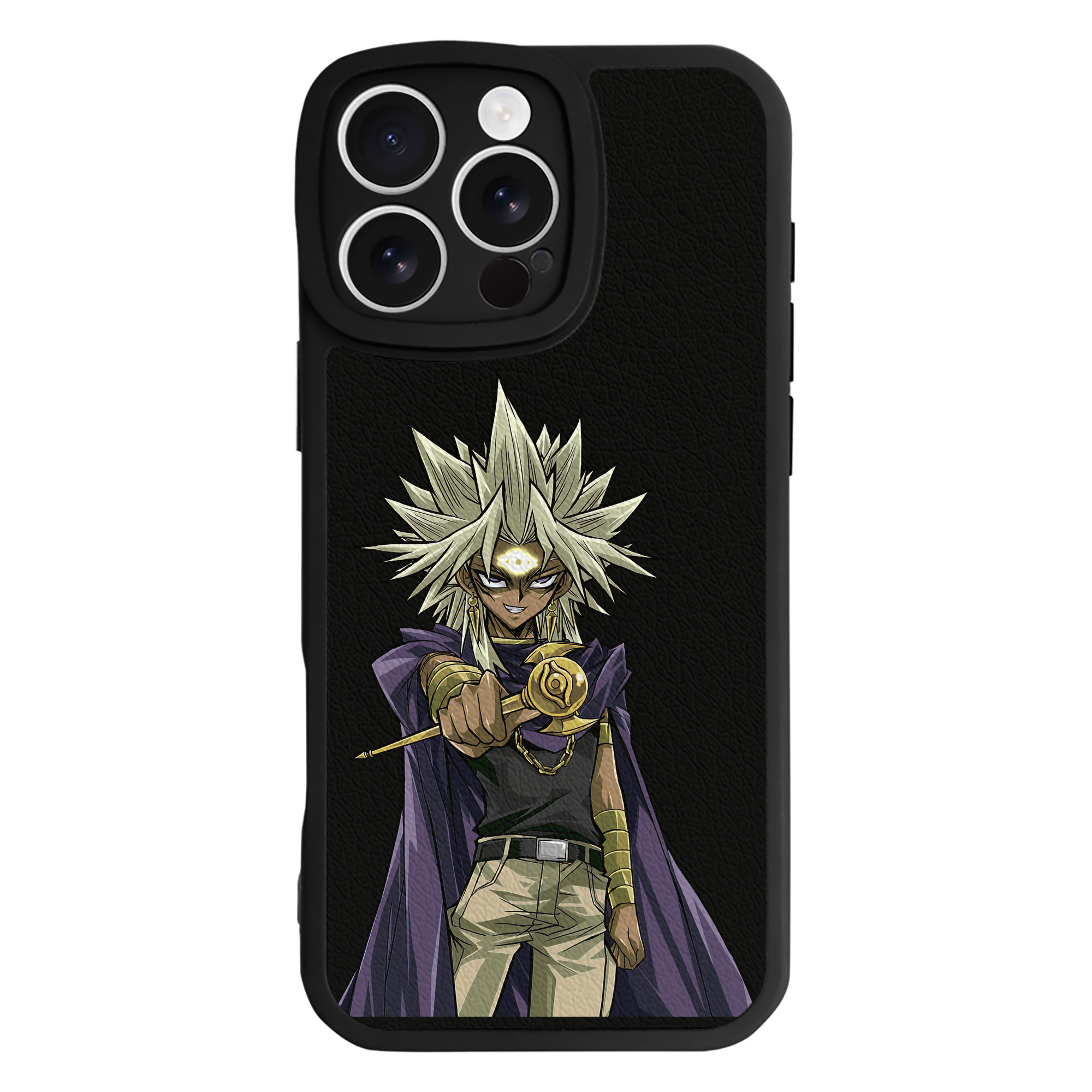 遊☆戯☆王 Yu-Gi-Oh! 【iPhone 16シリーズ対応】シリコンスマホケース（レザー調） 材質：シリコン